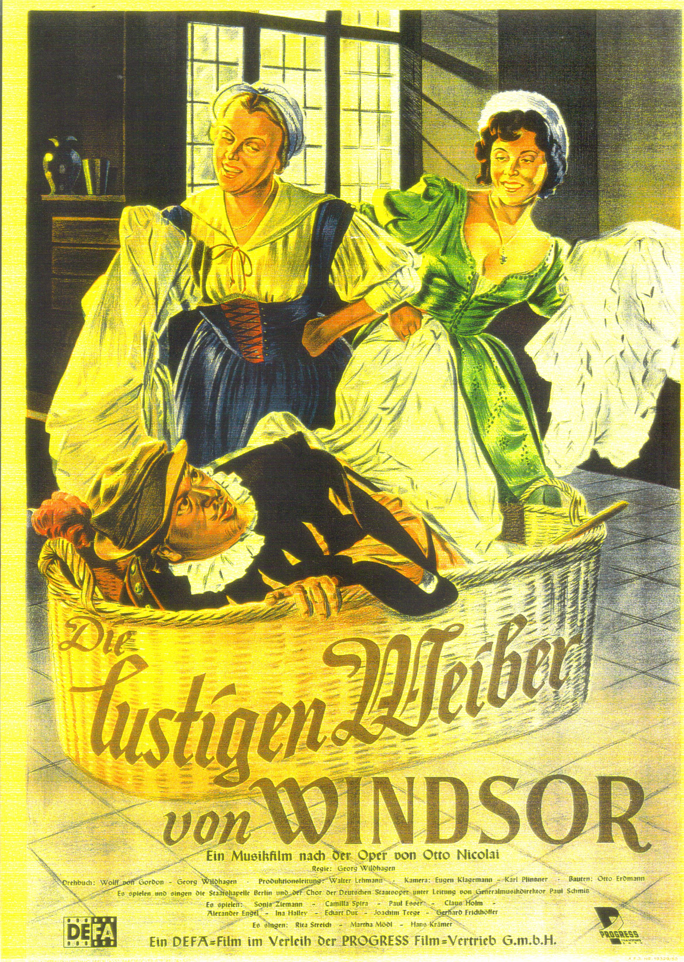 Die lustigen Weiber von Windsor, 1950.